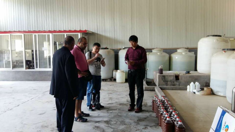 外貿公司攜外商到我公司參觀洽談業務